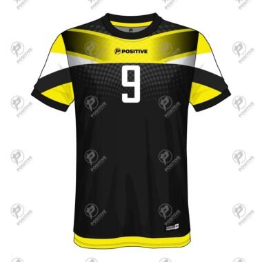 Custom Printed Round Neck Quick Dry Interlock Football Jersey