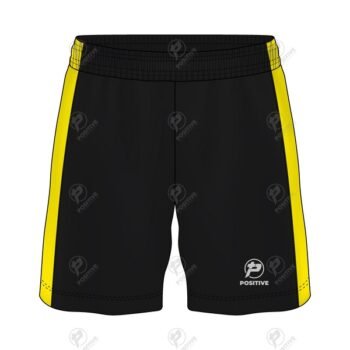Positive Contrast Panel Quick Dry Basic Athletic Soccer Shorts