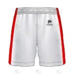 Positive White & Black Quick Dry Basic Athletic Soccer Shorts