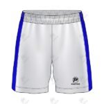 Positive White & Black Quick Dry Basic Athletic Soccer Shorts