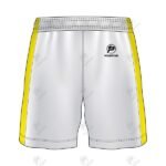 Positive White & Black Quick Dry Basic Athletic Soccer Shorts