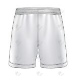 Positive White Contrast Panel Performance Interlock Soccer Shorts