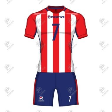 Positive Customized Design Sublimation Printed Soccer Uniform Kit