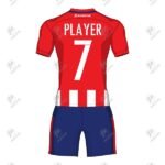 Positive Customized Design Sublimation Printed Soccer Uniform Kit