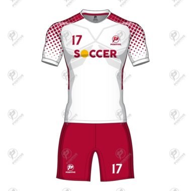 Positive Custom Team Logo & Number Printed Soccer Uniform Kit