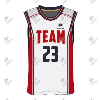 Positive Team 23 Printed Basketball Jerseys