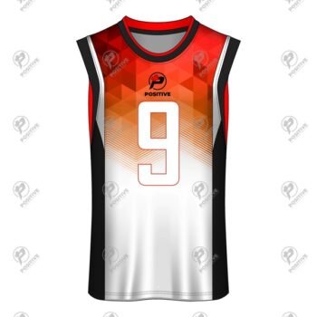 Positive Dimond Line Printed Round Neck Basketball Jerseys