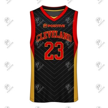 Positive Team 23 Red Dark Basketball Jerseys