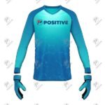 Positive Custom Printed Soccer Goalie Shirt Goalkeeper Jersey