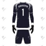 Positive Printed Soccer Goalie Uniform Jersey & Shorts Set