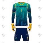 Positive Custom Sublimation Printed Soccer Goalkeeper Uniform