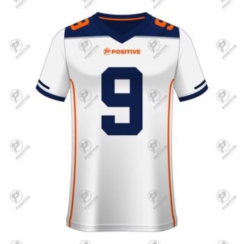 Positive PS Blue V Football Jersey