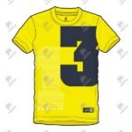 Positive Custom Number Printed Short Sleeve T-Shirt