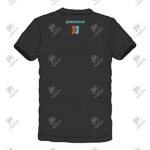 Positive New York Printed Black Half Sleeve T-Shirt
