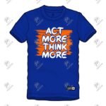 Positive Act More Contrast Customized Printed Short Sleeve T-Shirt