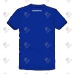 Positive Blue Custom Contrast Printing Short Sleeve T-Shirt