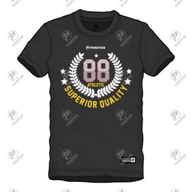 Positive Athletic 88 Authentic Printed Round Neck T-Shirt