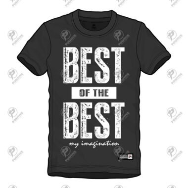 Positive Customized Contrast Printed Cotton Tee Shirt