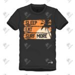 Positive Surf More Customized Printed Round Neck T-Shirt