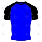 Positive Two Tone Short Sleeve Compression Rash Guard
