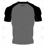 Positive Two Tone Short Sleeve Compression Rash Guard