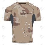 Positive Desert Camouflage Printed Rash Guard