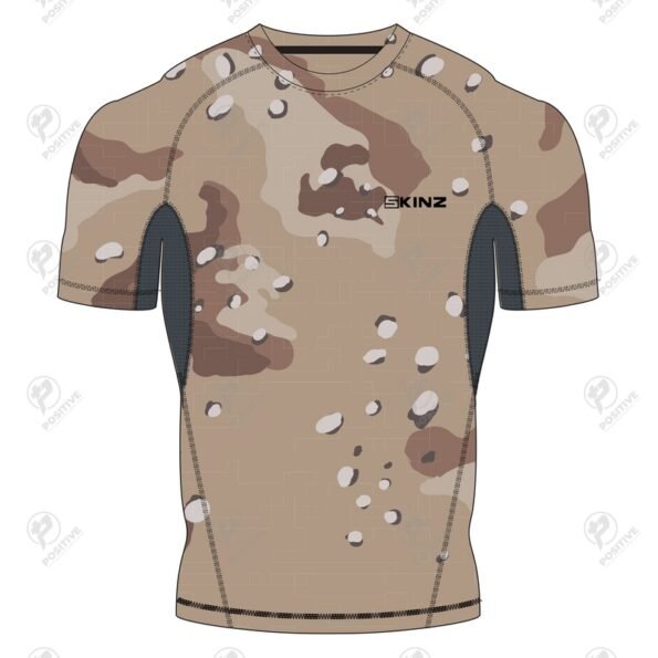 Positive Desert Camouflage Printed Rash Guard