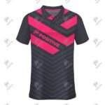 Positive Courier Company Work Wear Custom Design Polo Shirt