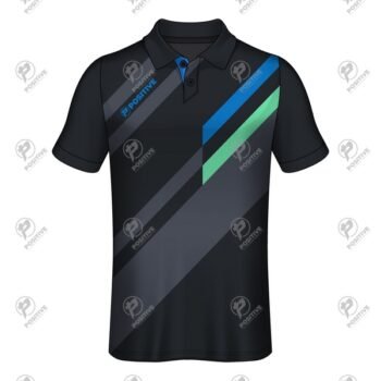 Positive Custom Design Printed Worker Short Sleeve Polo Shirt