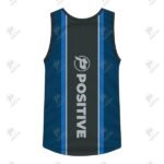 Positive Printed Multipurpose Quick Dry Sports Interlock Tank Top