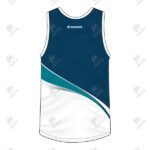 Positive Personalized Running Team Blue Printed Tank Top