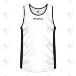 Positive Navy & Orange Custom Logo Gym Fitness Tank Top