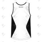 Positive Black & White Multi Sports Cotton Jersey Tank Top