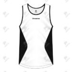 Positive Black & White Multi Sports Cotton Jersey Tank Top