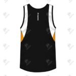 Positive Tri Color Cotton Jersey Fabric Gym Workout Tank Top