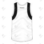 Positive Black & White Cotton Jersey Gym Workout Tank Top