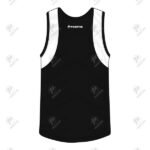 Positive Black & White Cotton Jersey Gym Workout Tank Top