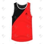 Positive Yellow & White Microfiber Interlock Running Tank Top