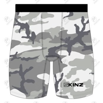 Positive Urban Camouflage Printed Compression Shorts