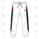 Positive Contrast Micro Fabric Track Running & Jogging Trousers