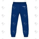 Positive Navy Cross Panel Gym Training Microfiber Trousers