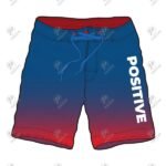 Positive Custom Ombre Sublimation Printed Board Shorts