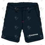 Positive Custom Solid Color Cotton Cargo Shorts