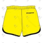 Positive Solid Contract Trim Interlock Running Shorts