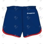 Positive Solid Contract Trim Interlock Running Shorts