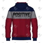 Positive Heavyweight Cotton Short Zip Raglan Fleece Hoodie