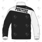 Positive Nylon Sports Zip Up Windbreaker Jacket