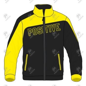 Positive Nylon Sports Zip Up Windbreaker Jacket