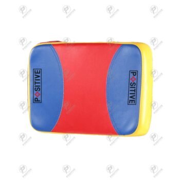 Positive Tri Color Synthetic Leather Curved Target Kicking Shield