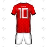 Positive Custom Team Printed Round Neck Soccer Uniform Kit